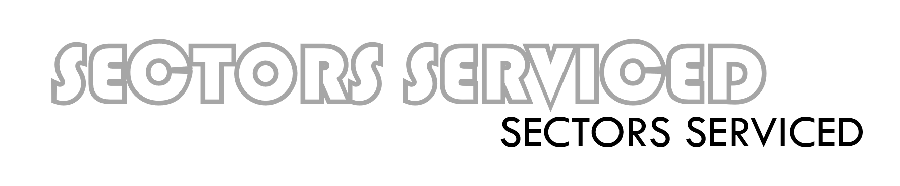 SECTORS SERVICED